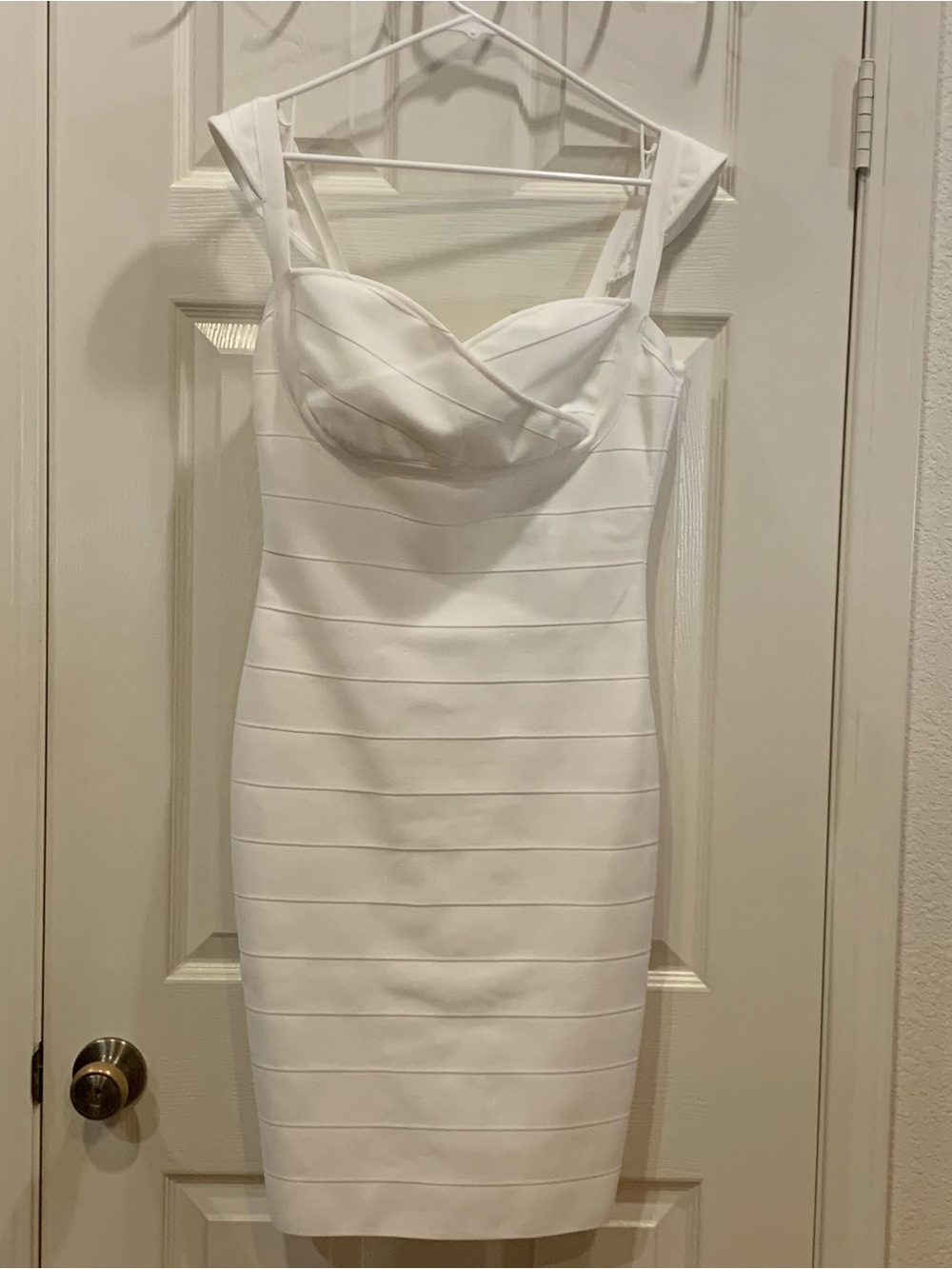 Fashion Nova White Midi Dress
